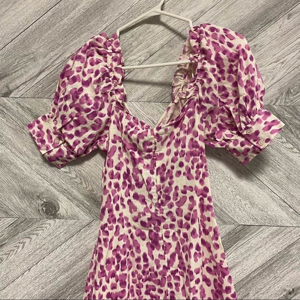 Who What Wear Empire Waist Leopard Dress - Picture 9 of 12